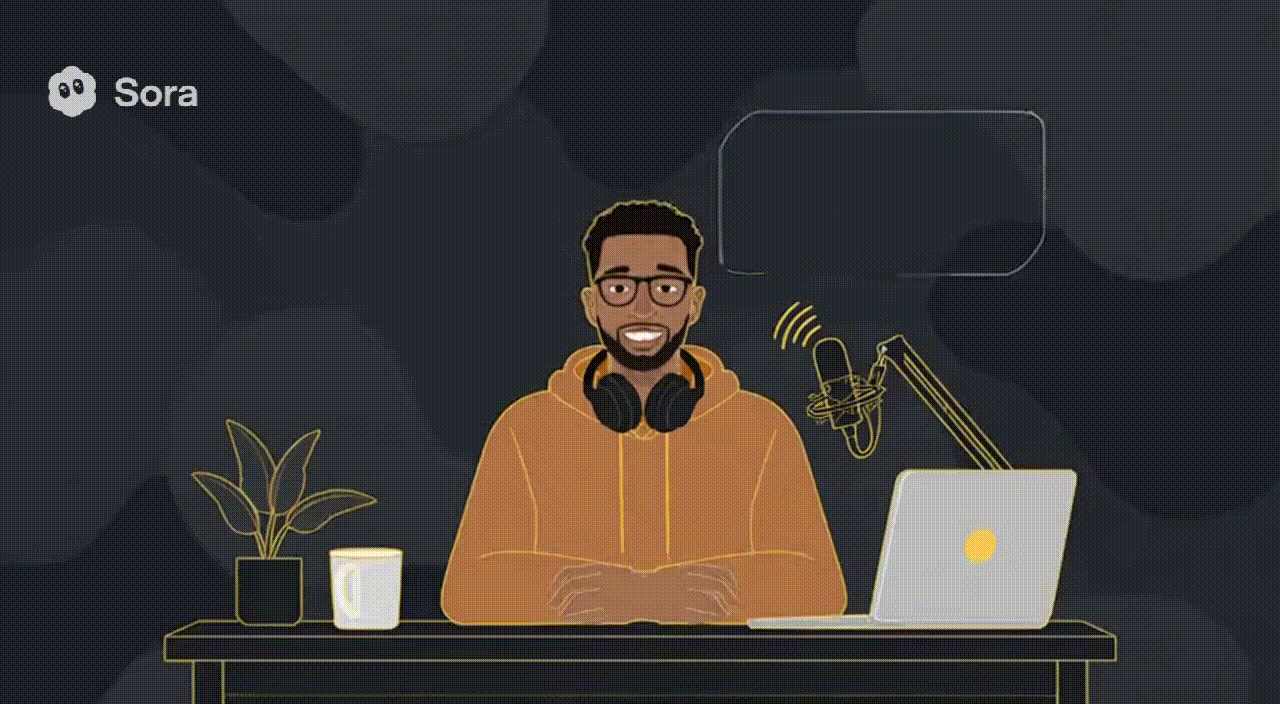 Phones representing creators